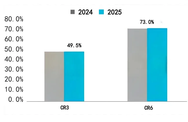 Figure Changes in Industry Concentration of the Lithium Battery Anode Sector in 2025.png