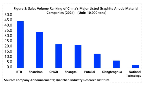 Figure 3_Sales Volume Ranking of China's Major Listed Graphite Anode MaterialCompanies(2024).png